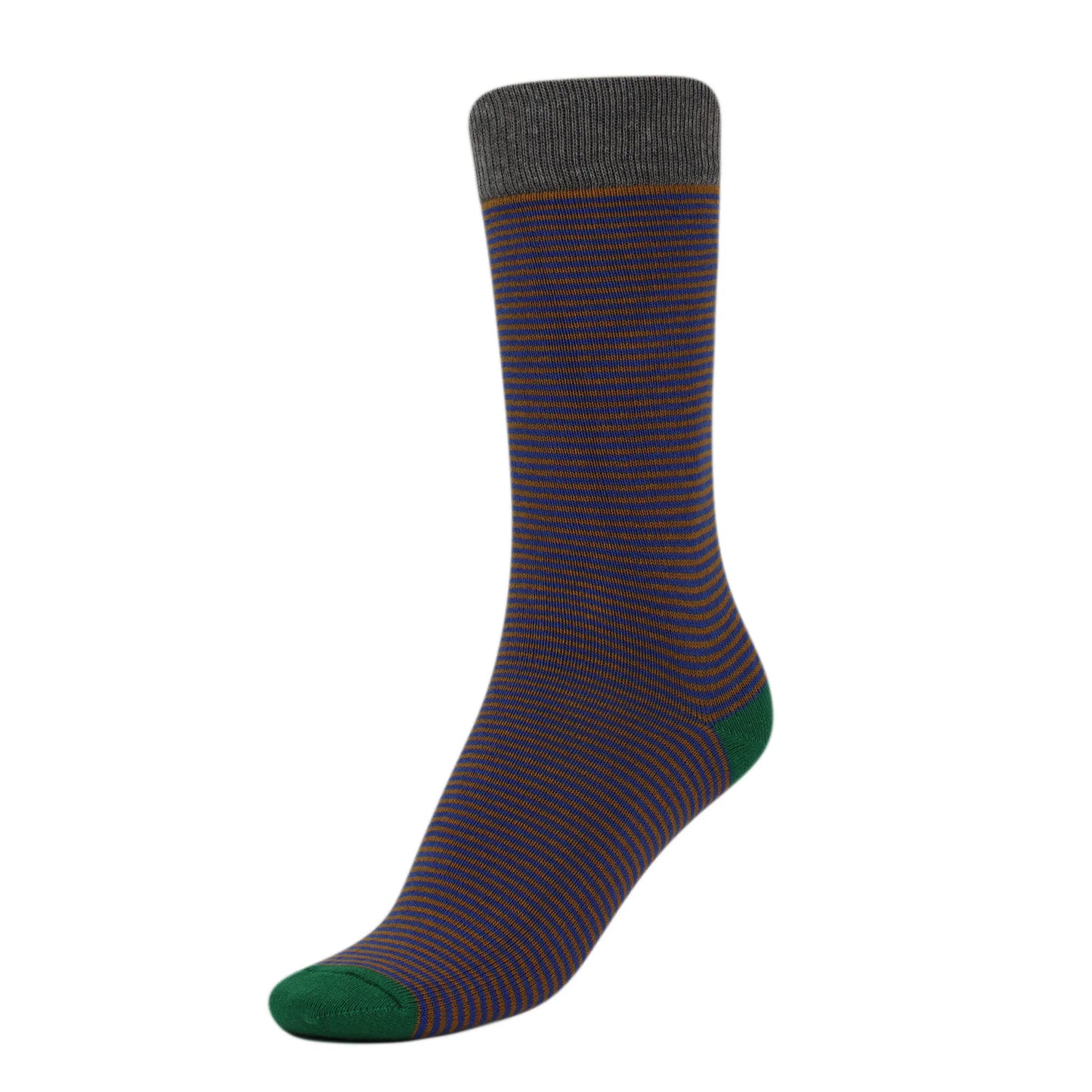 Striped Cotton Crew Casual Socks for Women Pack of 1 Pair
