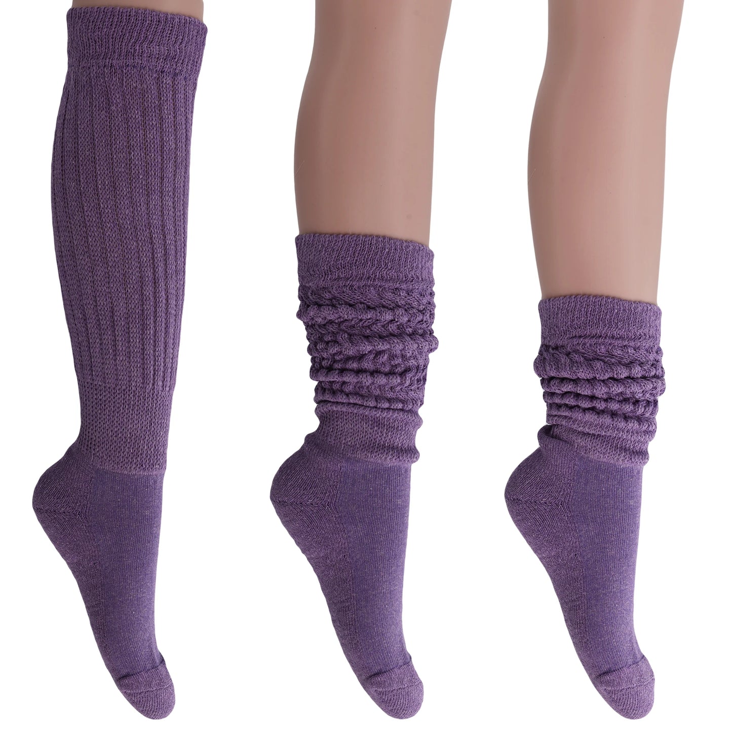 Slouch Socks for Women 3 Pairs Shoe Size 5 to 10