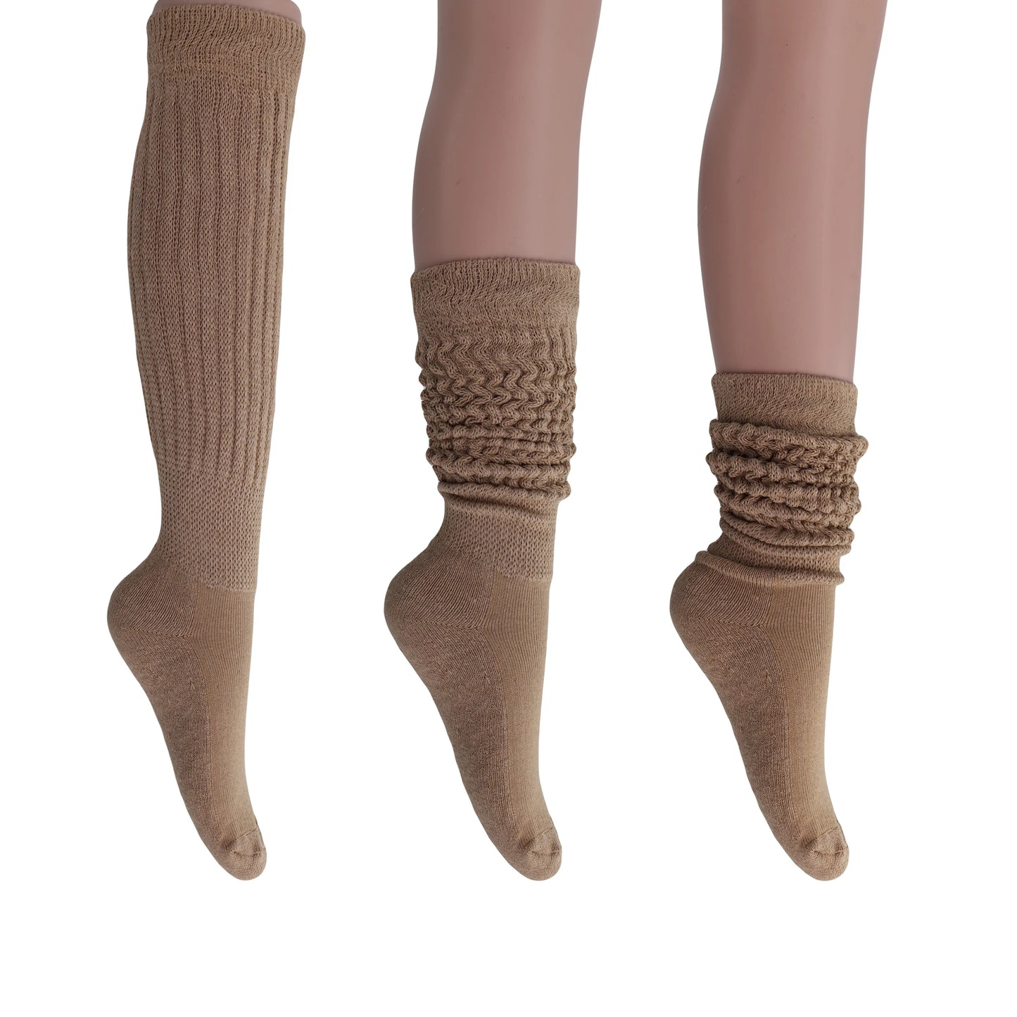 Slouch Socks for Women 3 Pairs Shoe Size 5 to 10