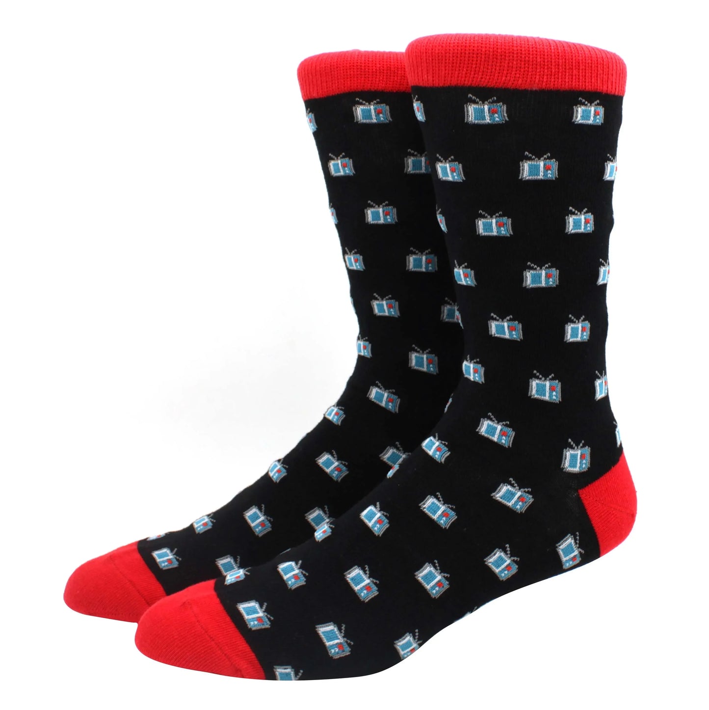 2025 New Hiphop Cotton Men Socks Harajuku Happy Funny animal Flamingo penguin chili Dress Socks for Male Wedding Christmas Gift