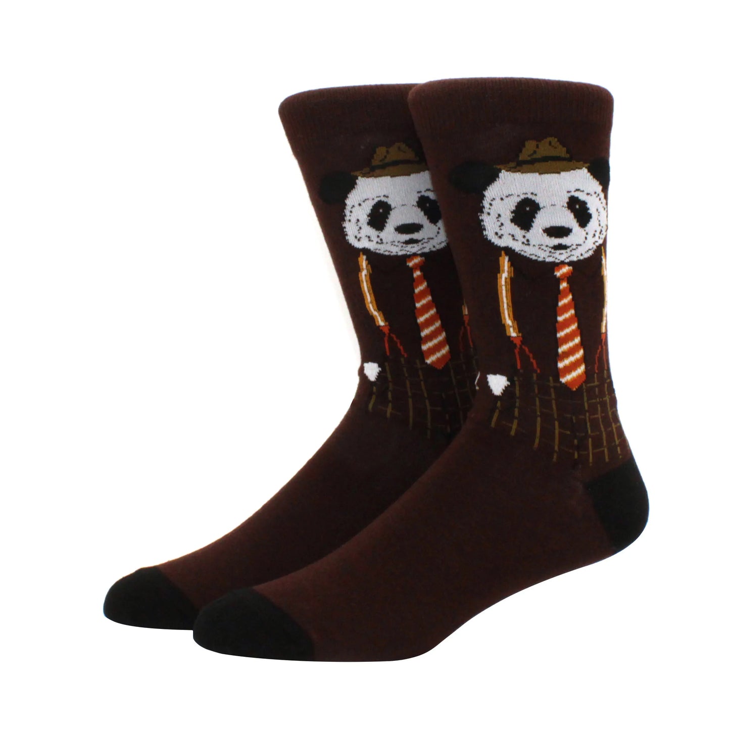 2025 New Hiphop Cotton Men Socks Harajuku Happy Funny animal Flamingo penguin chili Dress Socks for Male Wedding Christmas Gift