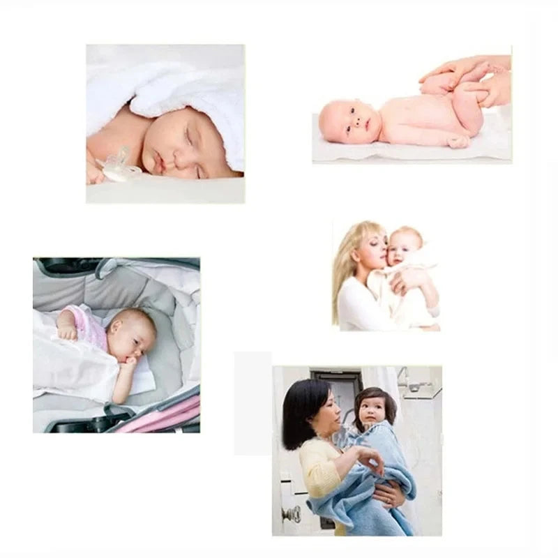 4Pcs/Lot 100% Cotton Muslin Flannel Baby Swaddles Soft Newborns Blankets Baby Blankets Newborn Muslin Diapers Baby Swaddle Wrap