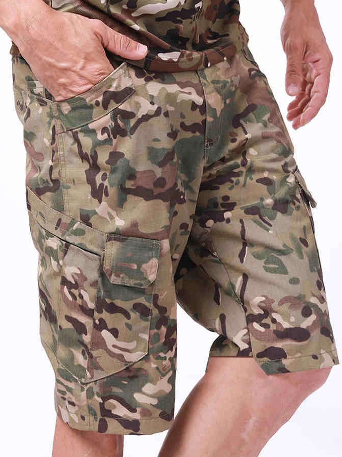 Mens Fashion Shorts Cotton Casual Summer Work Combat Pants Classic Short Oversized Cargo Pants