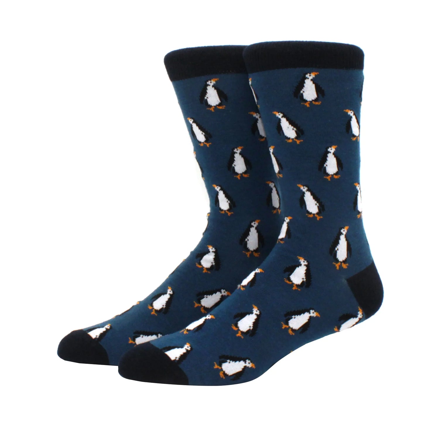 2025 New Hiphop Cotton Men Socks Harajuku Happy Funny animal Flamingo penguin chili Dress Socks for Male Wedding Christmas Gift