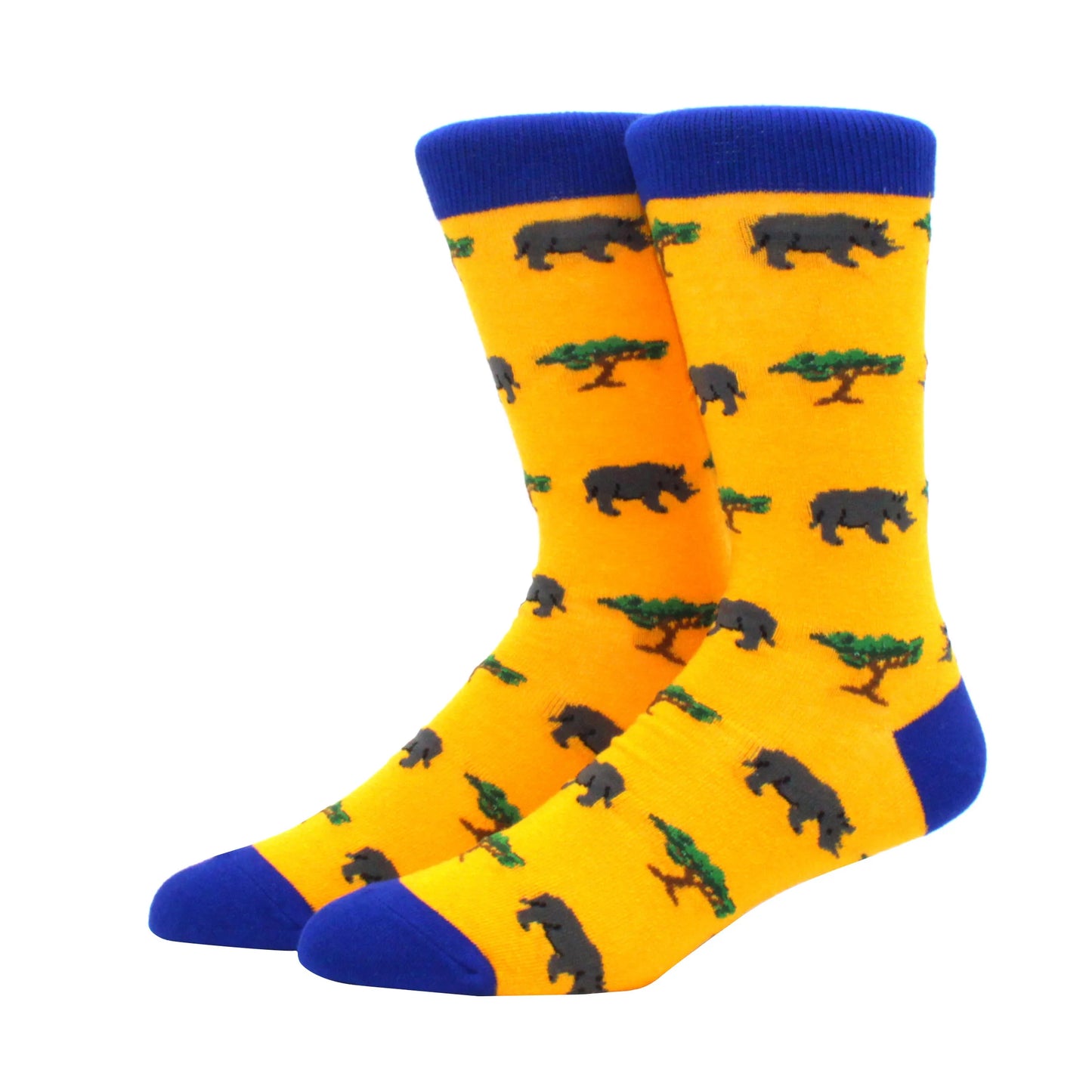 2025 New Hiphop Cotton Men Socks Harajuku Happy Funny animal Flamingo penguin chili Dress Socks for Male Wedding Christmas Gift