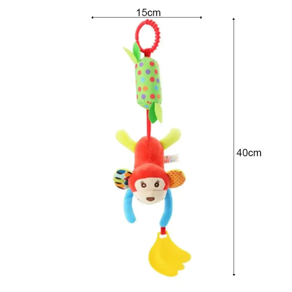 Baby Rattle Toy Hanging Bell Bedding Stuff Toys for Stroller Newborn Infant Soothing Toy 0 12 Months Bebe Activity Grip Training