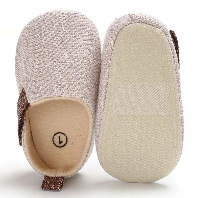 Baby Boy Shoes Infant Soft First Walkers Toddler Kids Nonslip Indoor Outdoor Shoes Spring Autumn Cotton Fabric Prewalkers