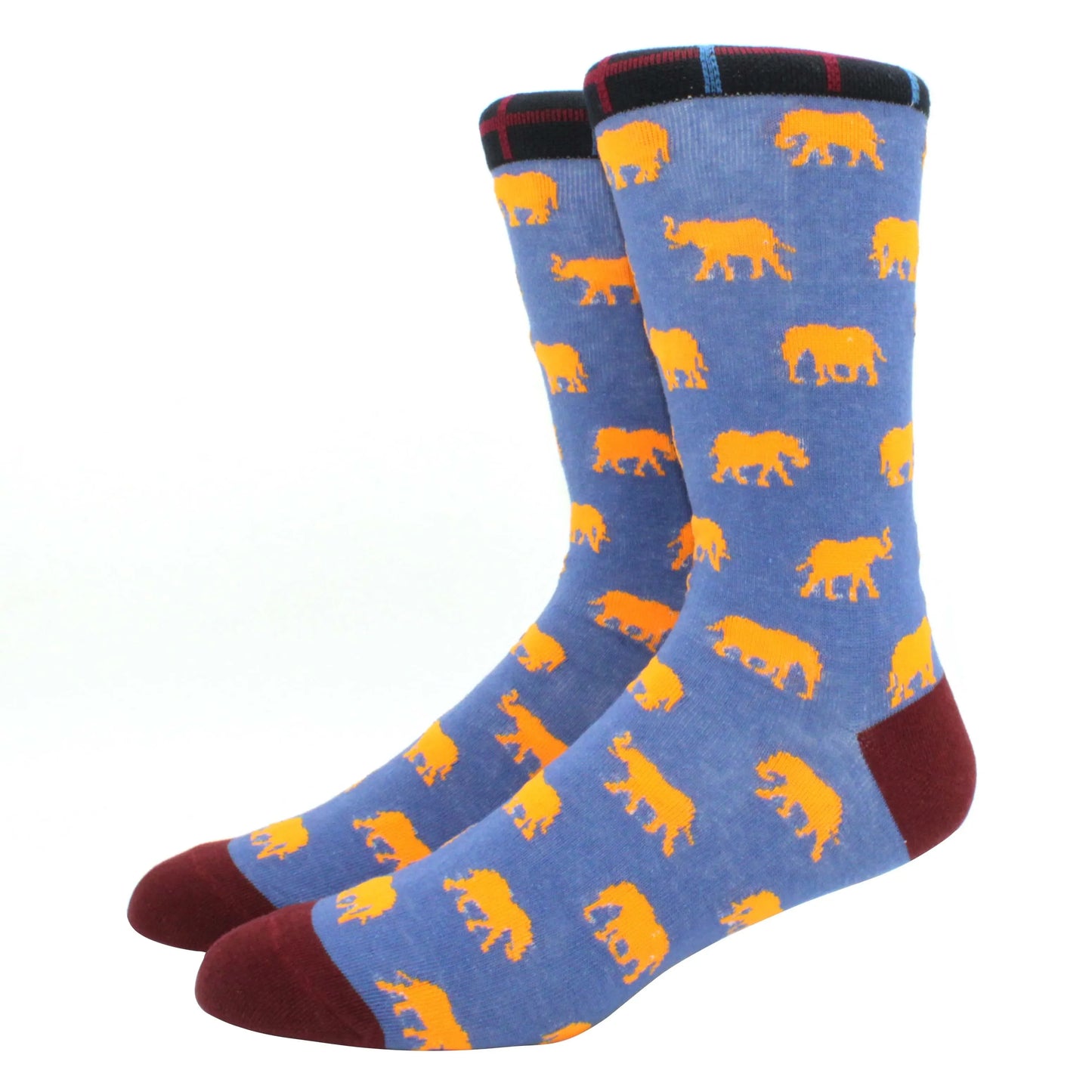 2025 New Hiphop Cotton Men Socks Harajuku Happy Funny animal Flamingo penguin chili Dress Socks for Male Wedding Christmas Gift