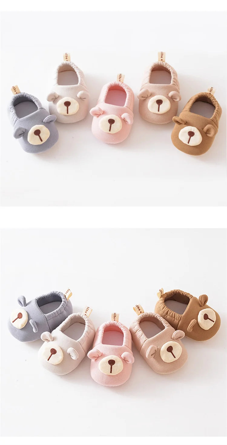 Baby Socks Shoes Non-slip Soft Bottom Walking Shoes Unisex Cute Cartoon Children's Floor Sports Shoes Preschool Kids First Step