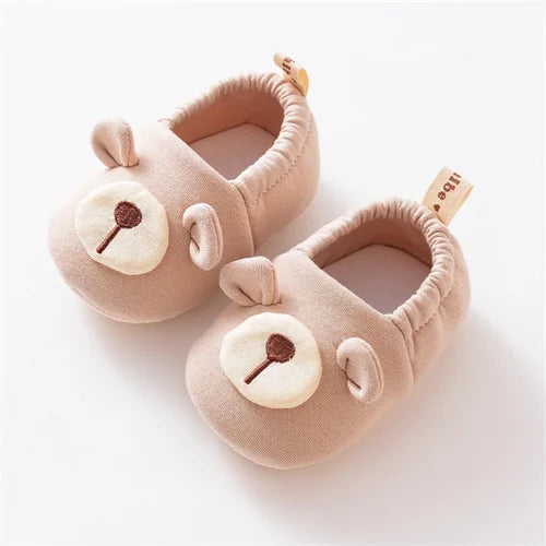Baby Socks Shoes Non-slip Soft Bottom Walking Shoes Unisex Cute Cartoon Children's Floor Sports Shoes Preschool Kids First Step
