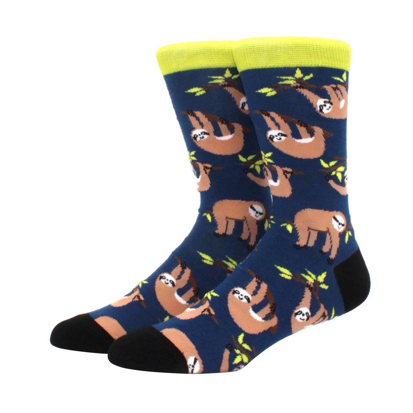 2025 New Hiphop Cotton Men Socks Harajuku Happy Funny animal Flamingo penguin chili Dress Socks for Male Wedding Christmas Gift