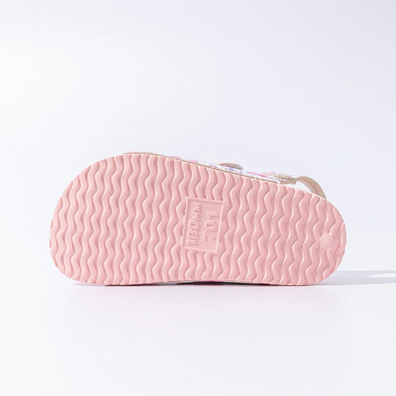 Girls Sanrio HelloKitty Sandals Kids Girls Spring Summer Little Kids Princess Bow Fashion Teenage Shoes