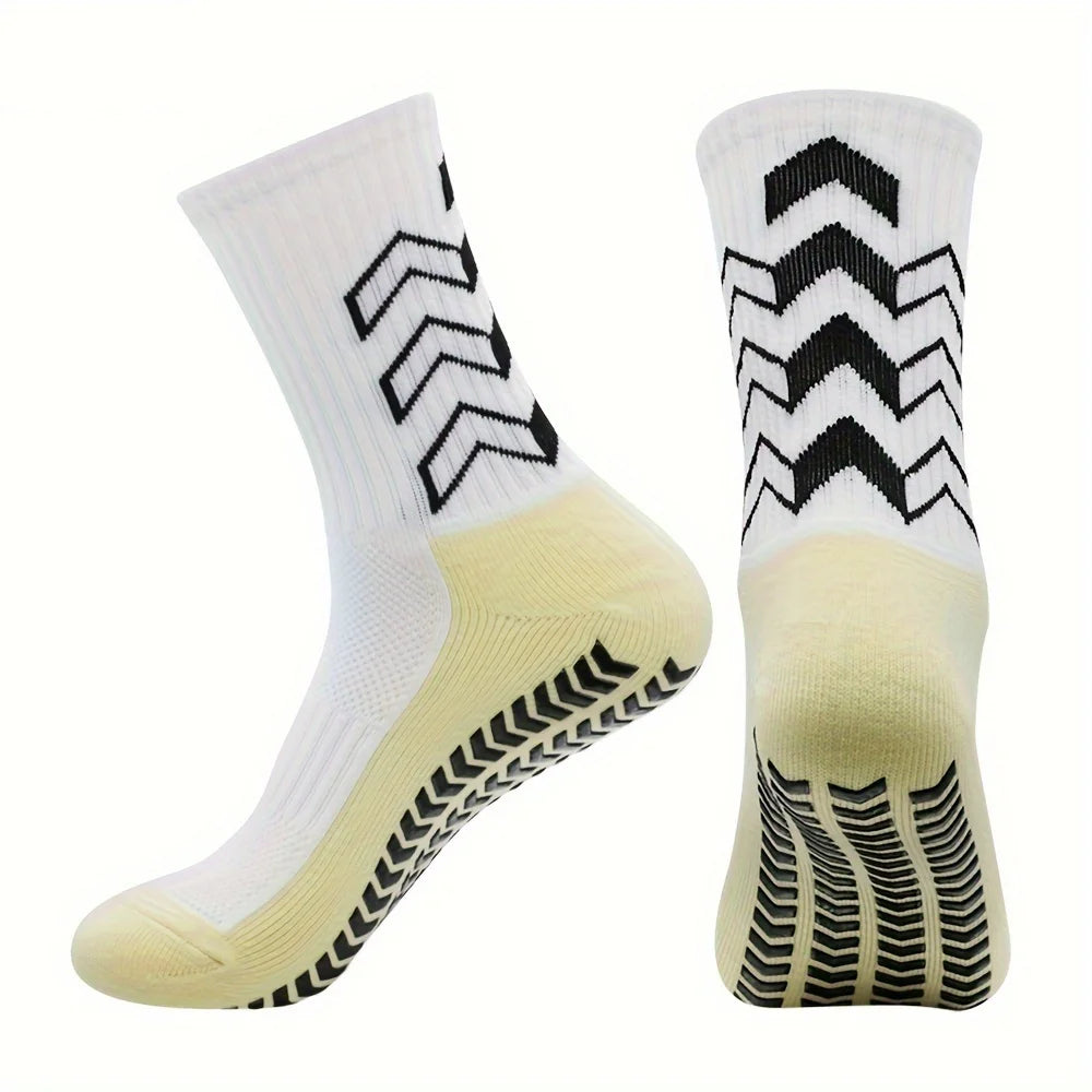 6 pairs of socks men's long socks long tube adhesive long socks basketball socks long tube sports socks