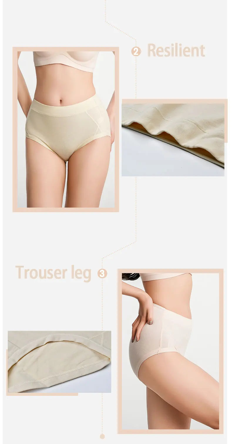 Cotton Panties For Women High Waist Briefs Woman Intimate Lingerie Soft Underwear Underpants Panty Female Plus Panti 2025 New