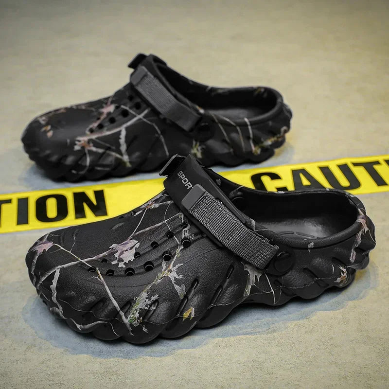 Men 2025 new designer comfortable lightweight breathable non-slip sandals large size 38-47 outdoor beach slippers casual shoes