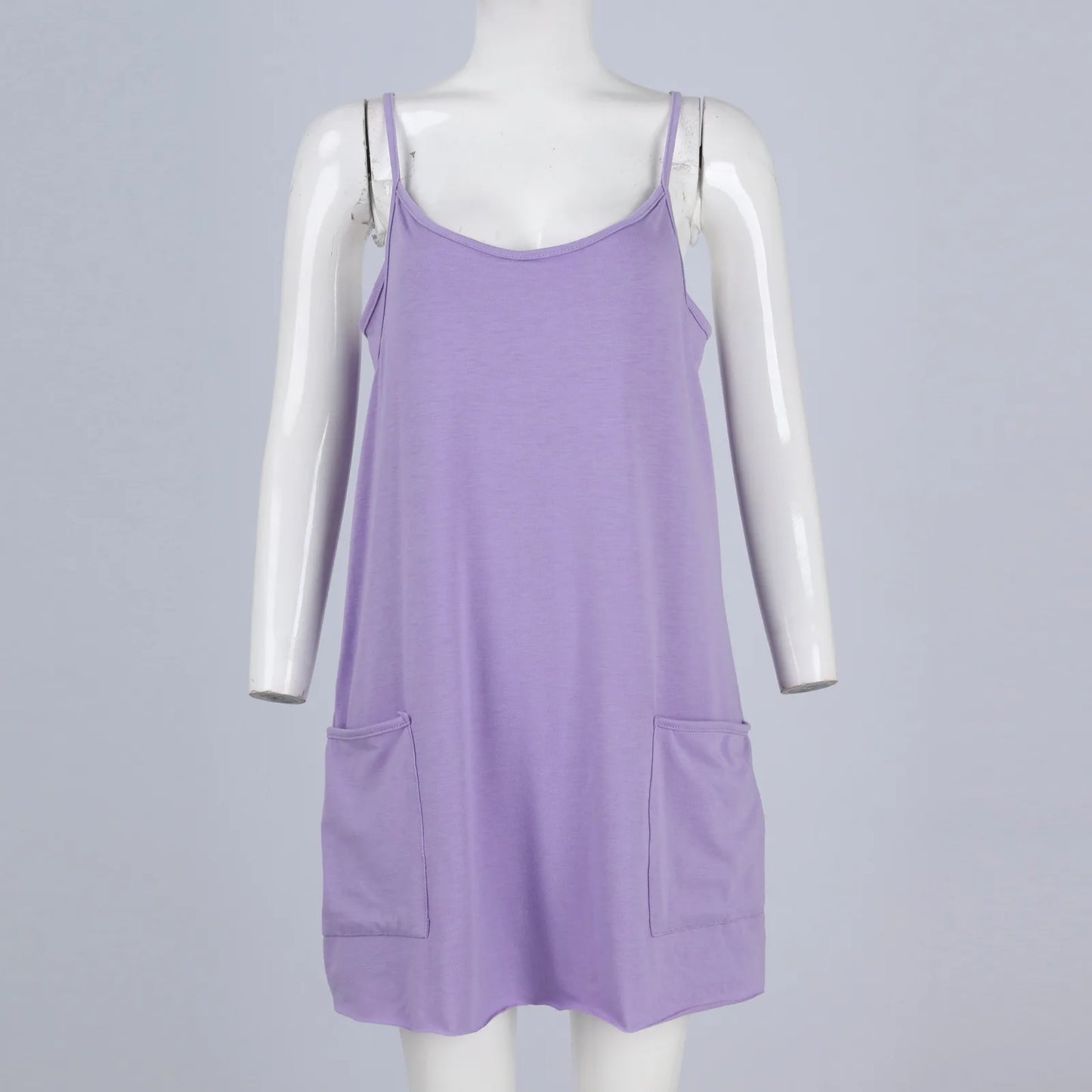Sport Mini Dress For Women Summer Sleeveless Dress Casual Short Sundress Female Workout Tennis Athletic Onesie With Pockets