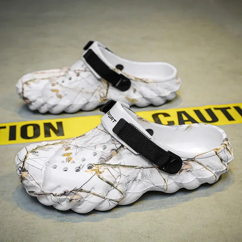 Men 2025 new designer comfortable lightweight breathable non-slip sandals large size 38-47 outdoor beach slippers casual shoes