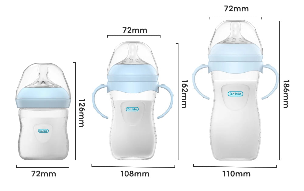 150/240/330ML Baby PP Bottle Newborn Baby Bottle with Handle Milk BottleFeeding Baby Bottles Newborn Feeding Supplies BPA-Free