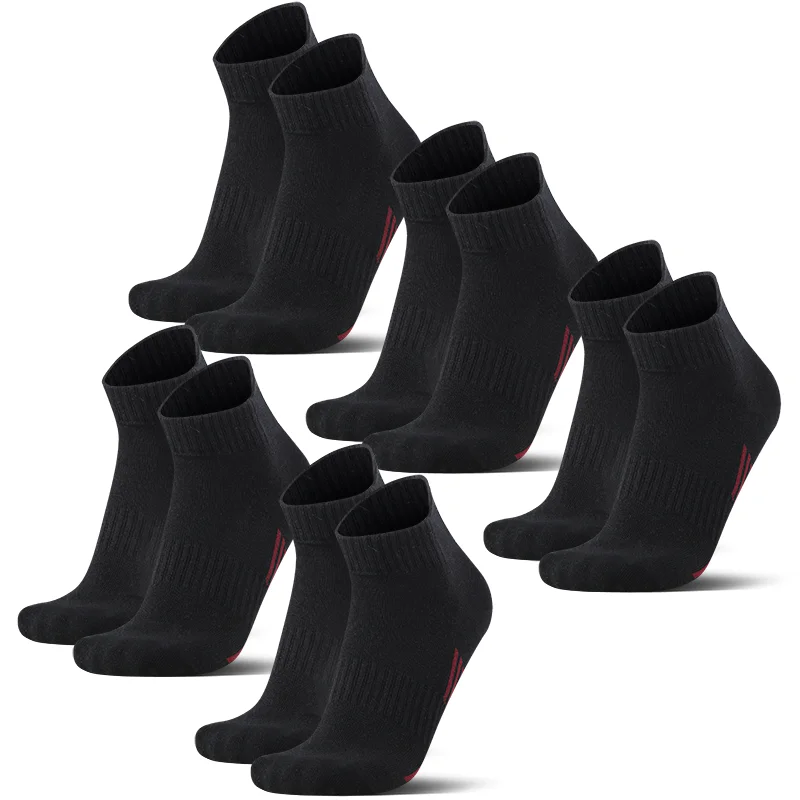 5 pairs of ankle sports socks, with functions such as odor prevention and ankle protection