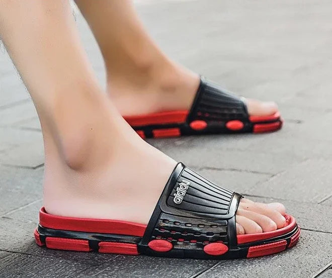 Slippers for Men Soft Black and White Outdoor Shoes Eva Rubber Cheap Liquidation Designer Luxury Clappers 2025 Adult Sandals Man