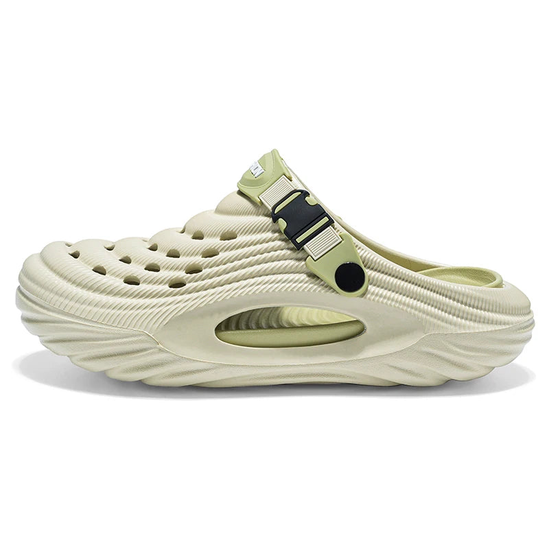 2025 Unisex Summer Slippers Men Clogs Platform Women Beach Sandals Outdoor Casual Non-slip Footwear Men Sandals