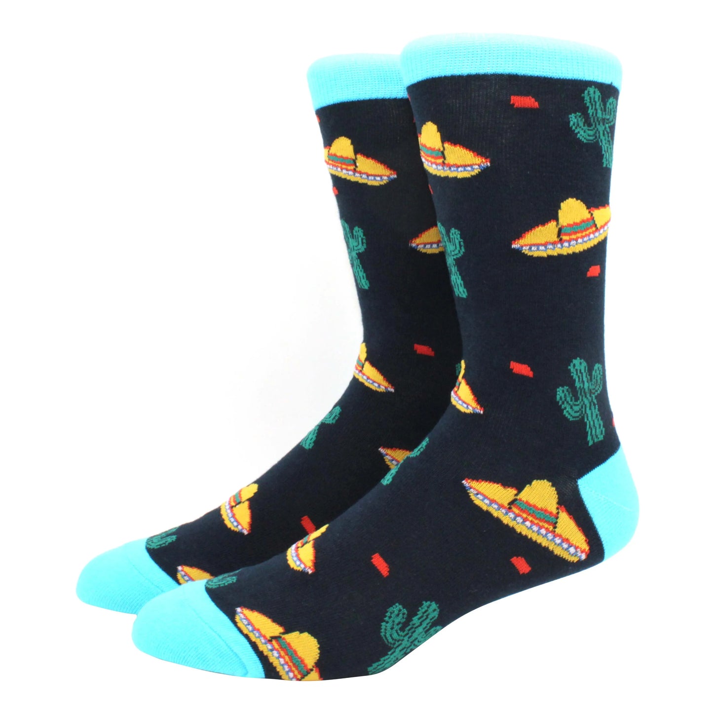2025 New Hiphop Cotton Men Socks Harajuku Happy Funny animal Flamingo penguin chili Dress Socks for Male Wedding Christmas Gift