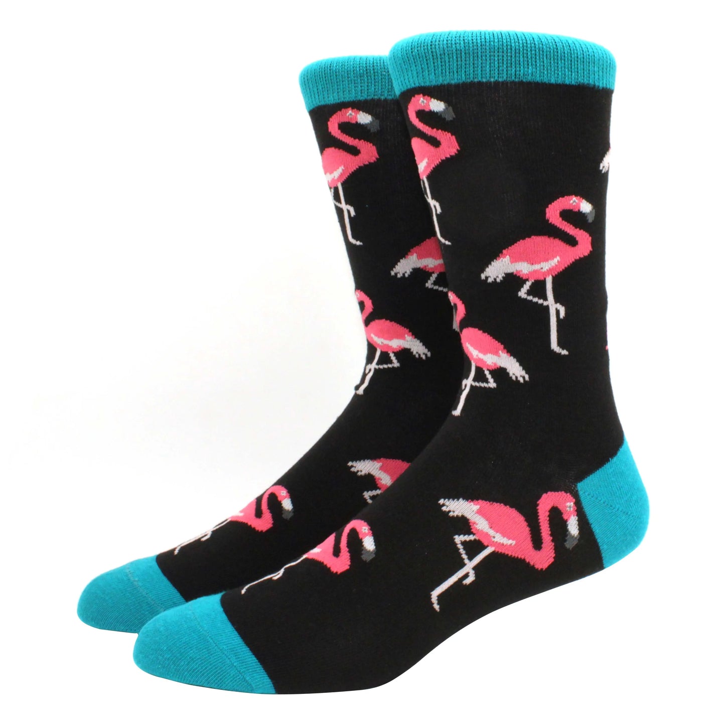 2025 New Hiphop Cotton Men Socks Harajuku Happy Funny animal Flamingo penguin chili Dress Socks for Male Wedding Christmas Gift