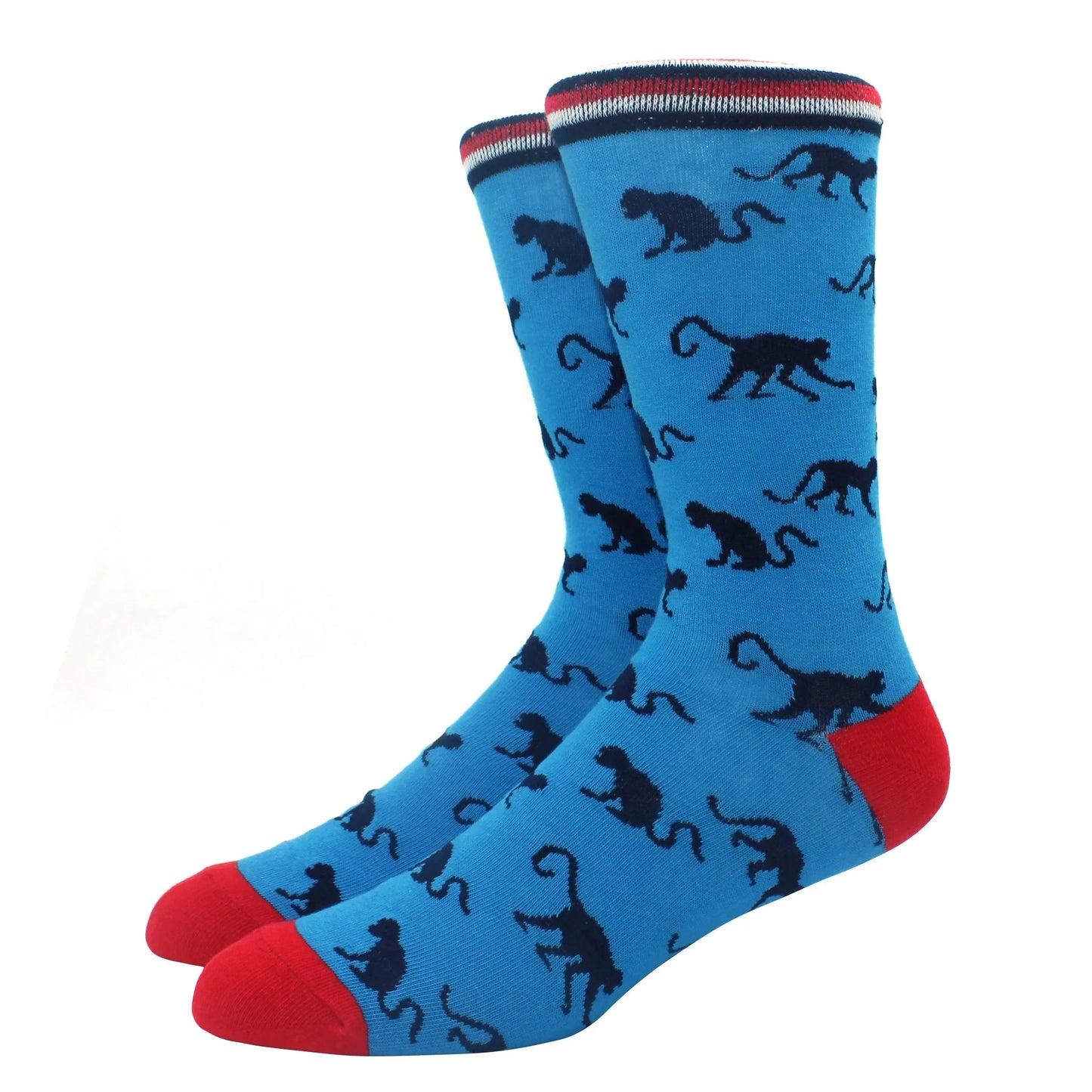 2025 New Hiphop Cotton Men Socks Harajuku Happy Funny animal Flamingo penguin chili Dress Socks for Male Wedding Christmas Gift