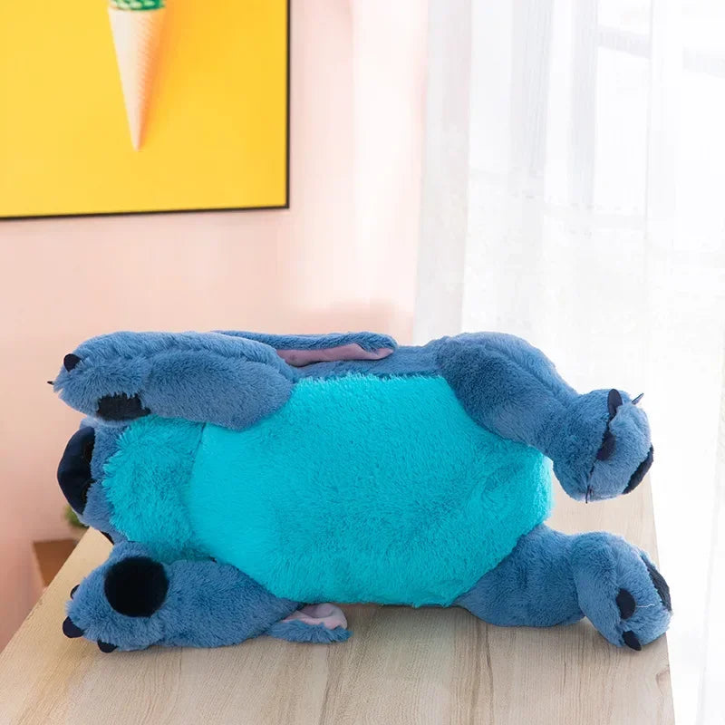 40cm Puppy Stitch Doll Blue Stitch Plush Long Pillow Toys Girl Sleeping Leg Clamping Plushies Doll Children's Birthday Gift