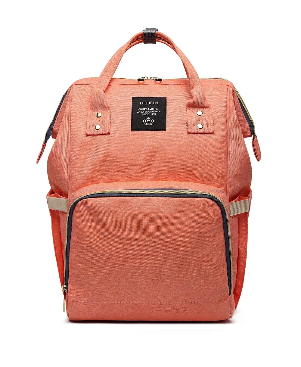Lequeen Mummy Maternity Diaper Bag Backpack Nappy Bag Large Capacity Stroller Bag Travel Diaper Backpack for Baby Care