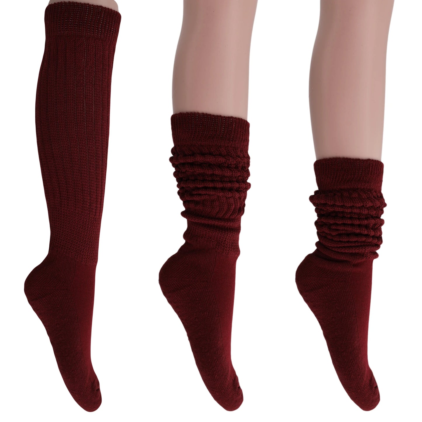 Slouch Socks for Women 3 Pairs Shoe Size 5 to 10