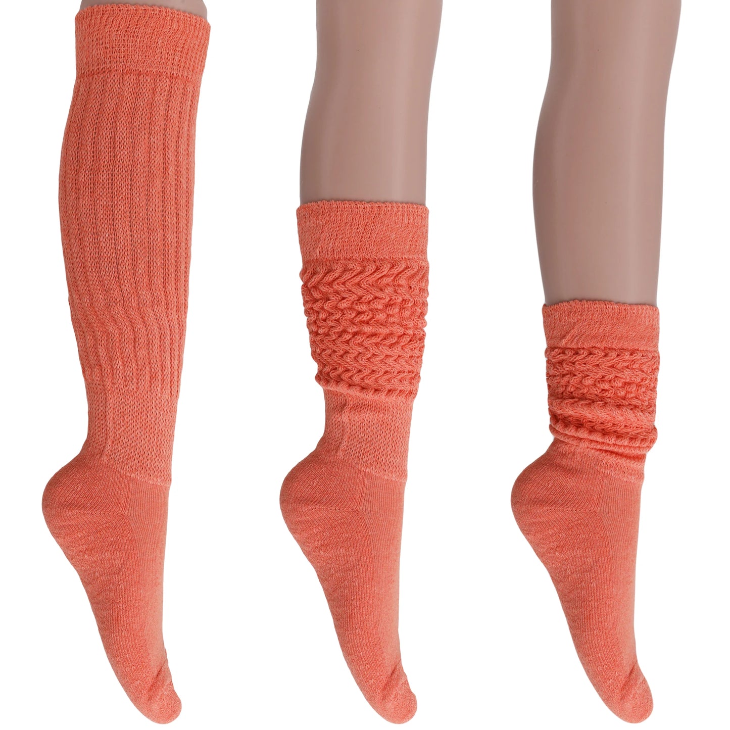 Slouch Socks for Women 3 Pairs Shoe Size 5 to 10