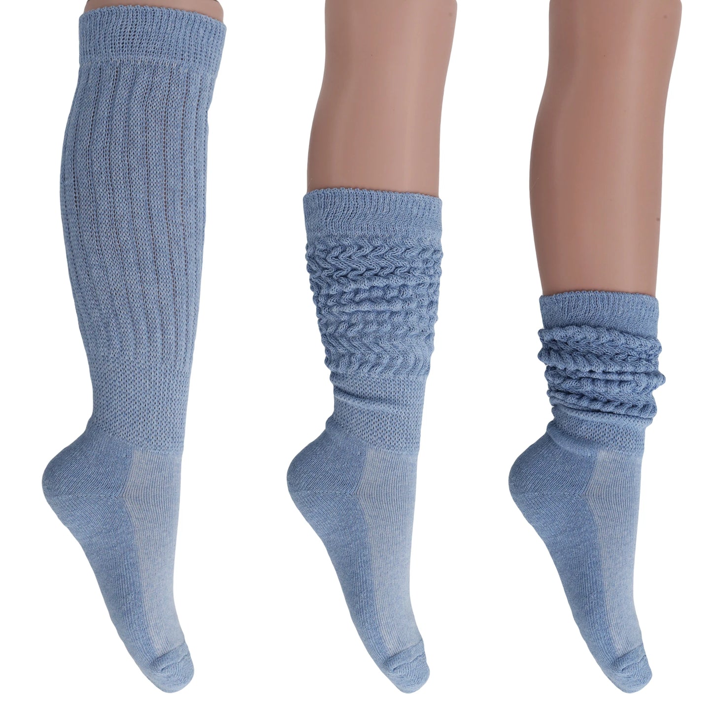 Slouch Socks for Women 3 Pairs Shoe Size 5 to 10