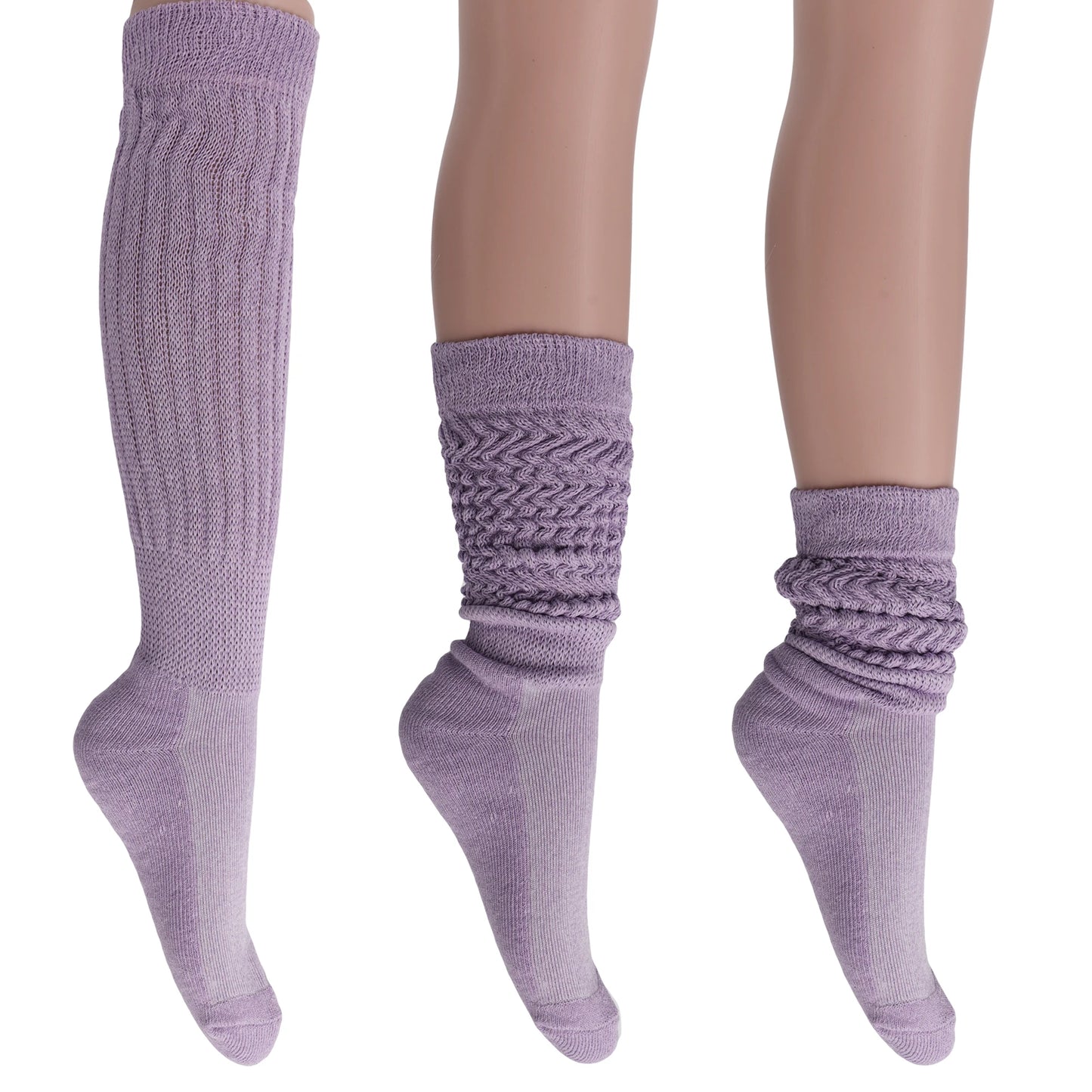 Slouch Socks for Women 3 Pairs Shoe Size 5 to 10