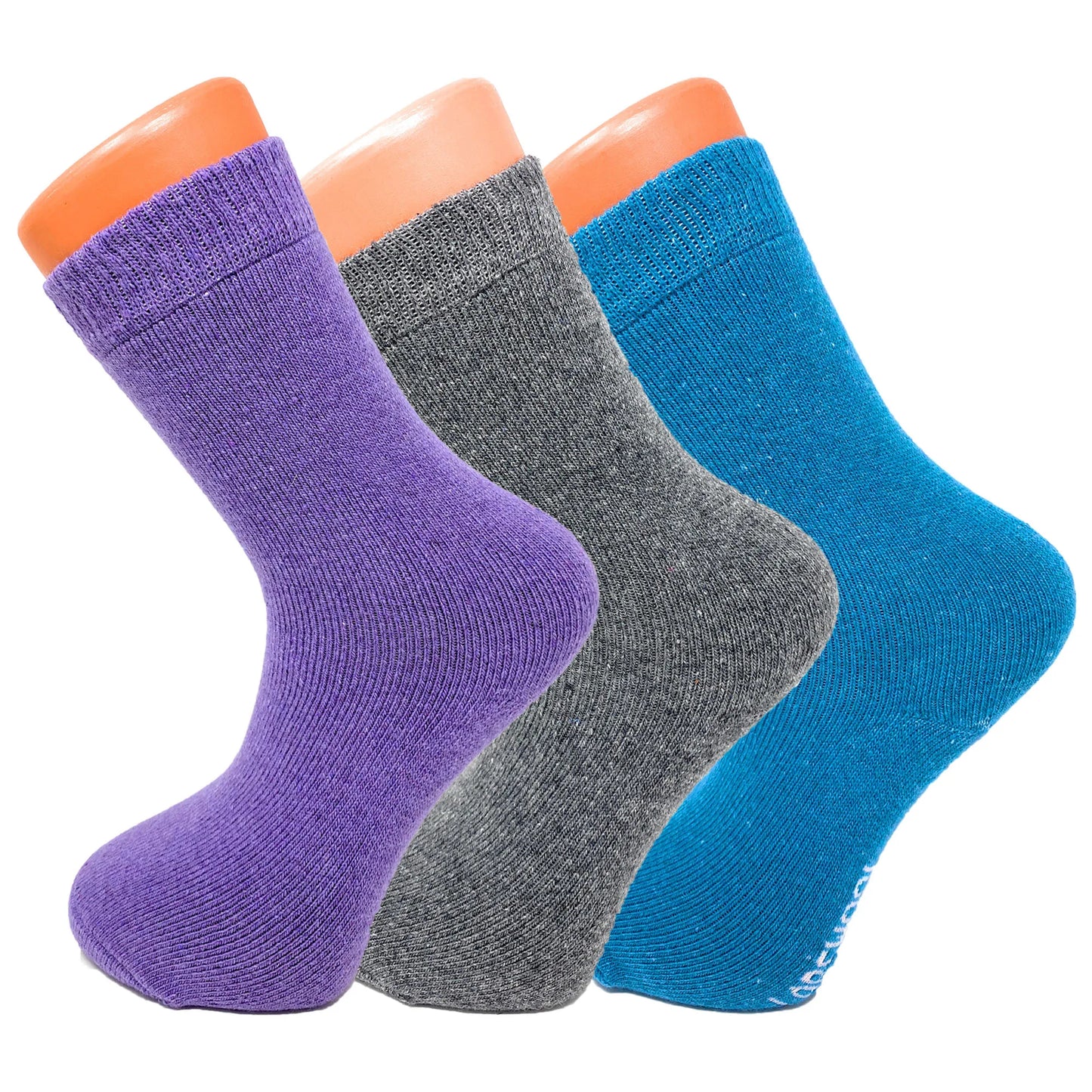 Thermal Socks for Women Lambs Wool Winter Socks 6 Pairs Size 5-7