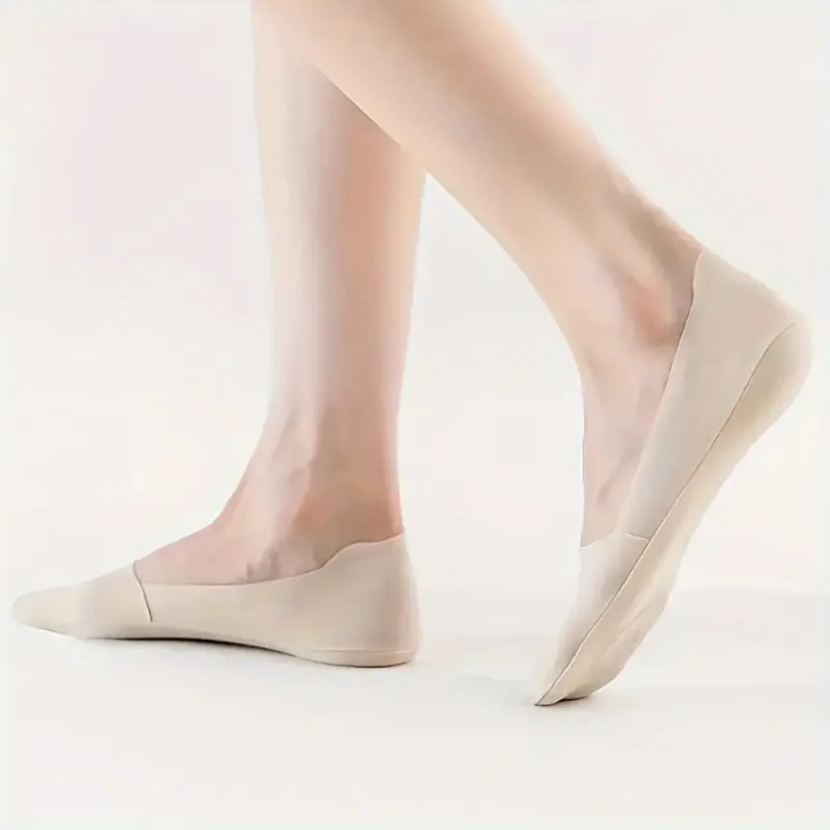 No Show Socks Womens 5-8 Pairs Low Cut Liner Non Slip Socks for Women Footies Invisible Socks for Flat Boat