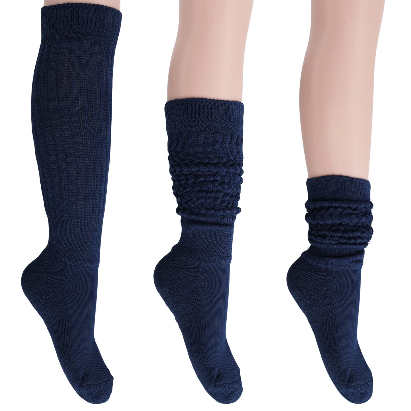 Slouch Socks for Women 3 Pairs Shoe Size 5 to 10
