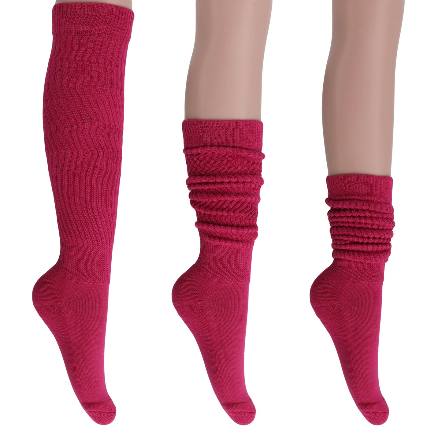 Slouch Socks for Women 3 Pairs Shoe Size 5 to 10
