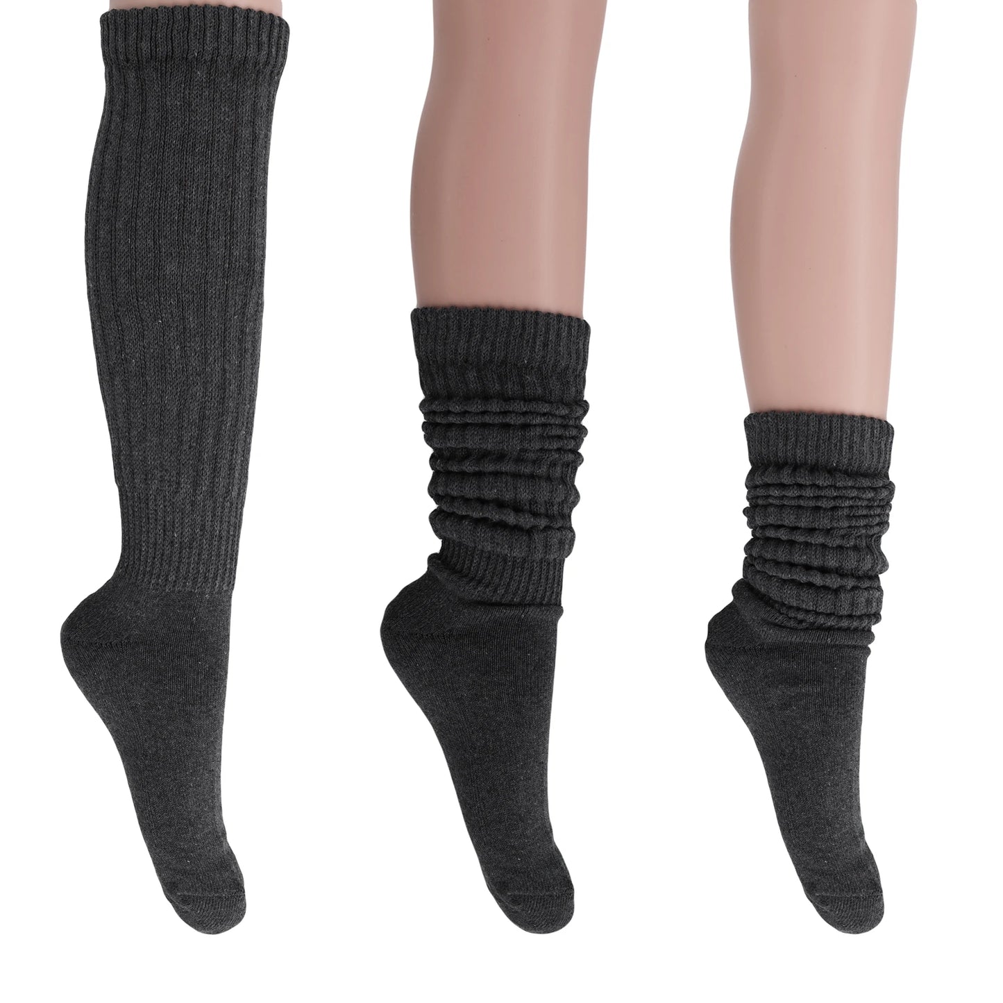 Slouch Socks for Women 3 Pairs Shoe Size 5 to 10