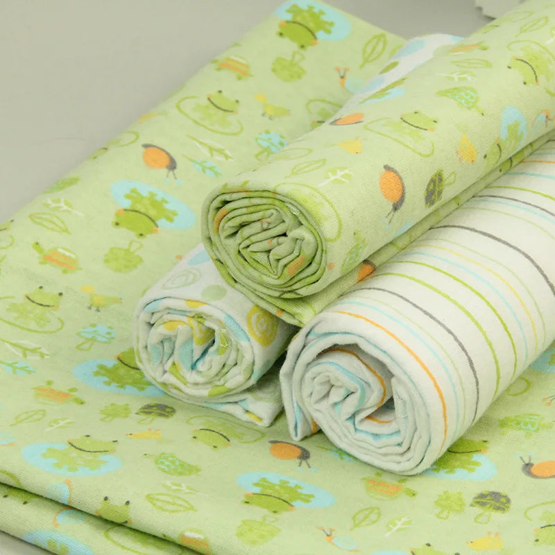 4Pcs/Lot 100% Cotton Muslin Flannel Baby Swaddles Soft Newborns Blankets Baby Blankets Newborn Muslin Diapers Baby Swaddle Wrap