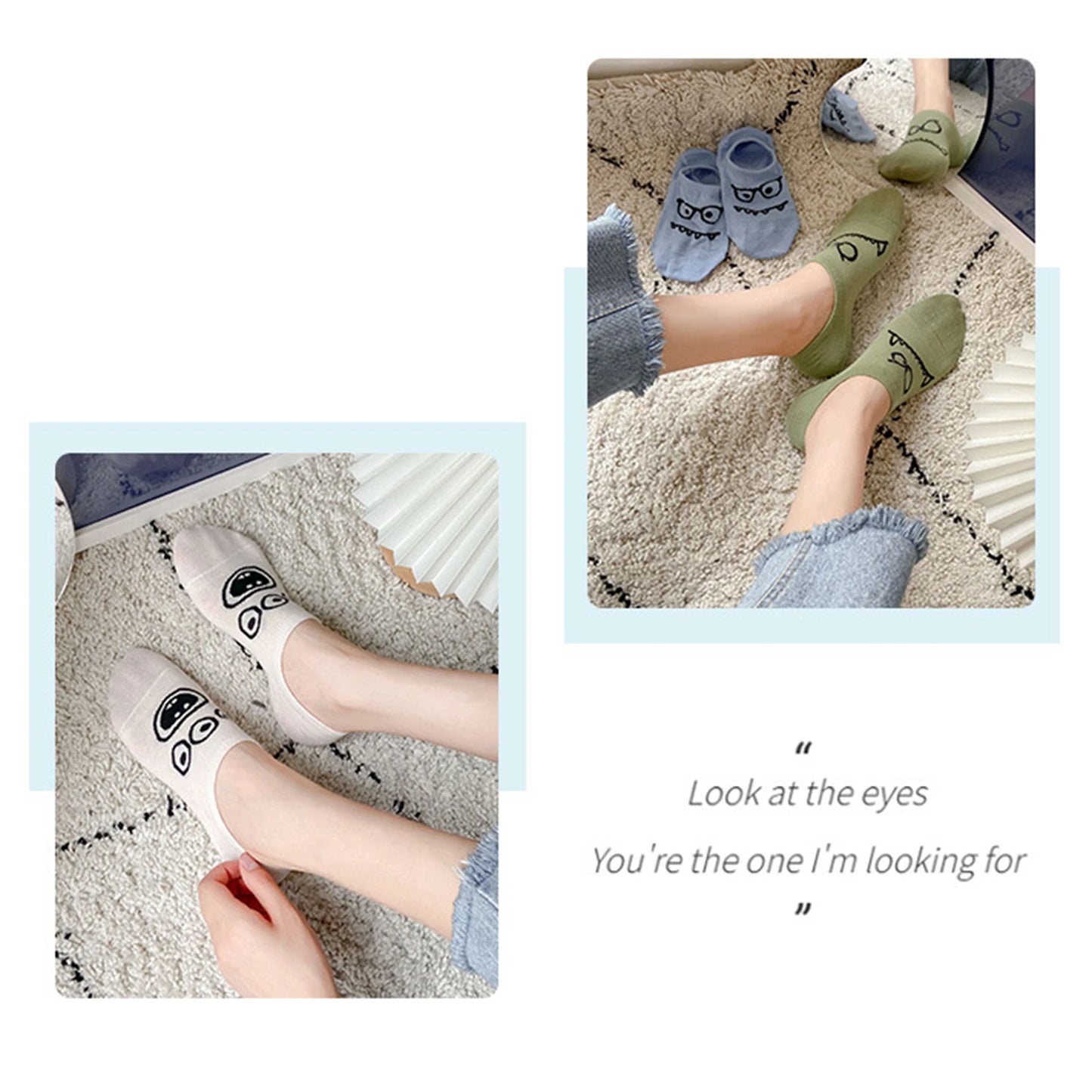 15 Pairs of Men WOMEN'S Cotton Socks, Casual Breathable Short Socks, and Girls' Cartoon Bear Low Cut Ankle Boat Socks