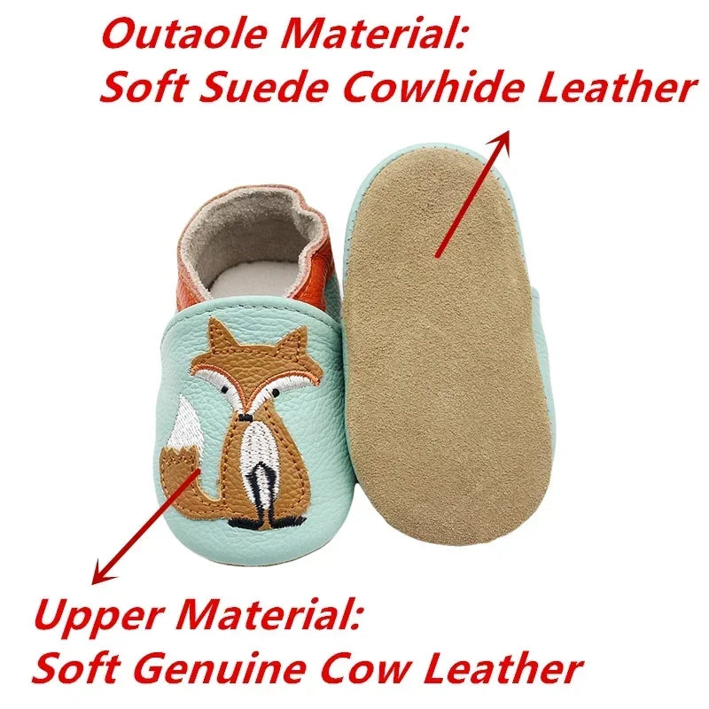 Baby Shoes Soft Cow Leather Bebe Newborn Booties for Babies Boys Girls Infant Toddler Moccasins Slippers First Walkers