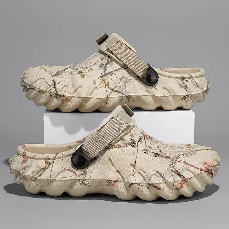 Men 2025 new designer comfortable lightweight breathable non-slip sandals large size 38-47 outdoor beach slippers casual shoes