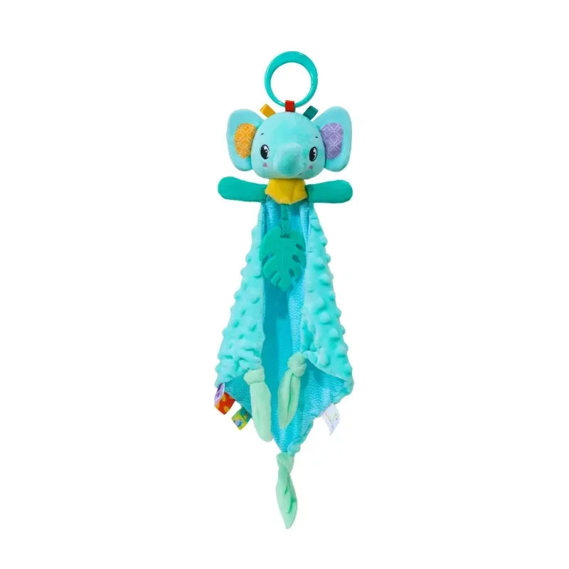 Crib Hanging Rattles Toys Baby Toys Cartoon Animal Spiral Hanging Toy with Ringing Bell Stroller Car Toys for Infant Newborn