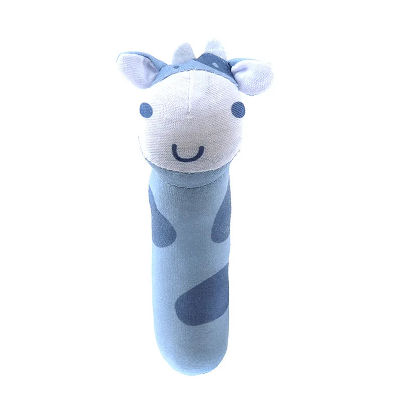 Baby Rattle Soft Infant Crib Bed Stroller Mobile Hanging Educational Toys Brain Developmental Hand Grip Cute Stuffed Animal Toys