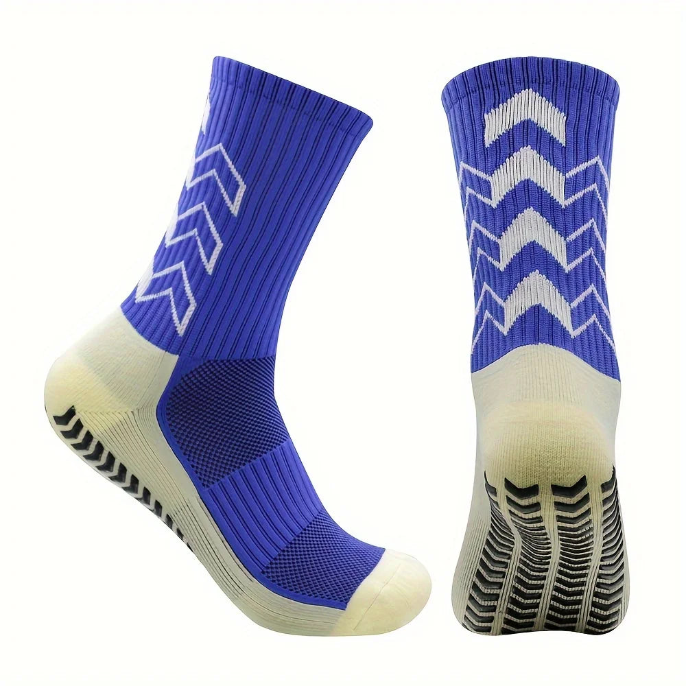 6 pairs of socks men's long socks long tube adhesive long socks basketball socks long tube sports socks