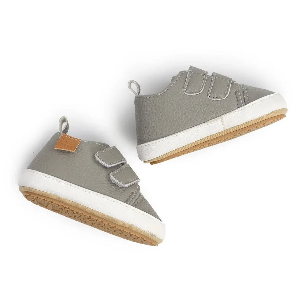 Baby Shoes Boy Girl PU Leather Causal Non-slip Soft Sole Infant Kids Walking Toddler 0-18 Months