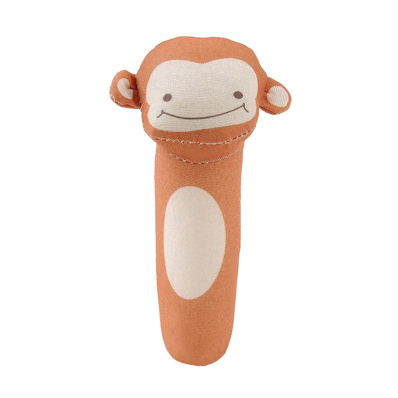Baby Rattle Soft Infant Crib Bed Stroller Mobile Hanging Educational Toys Brain Developmental Hand Grip Cute Stuffed Animal Toys