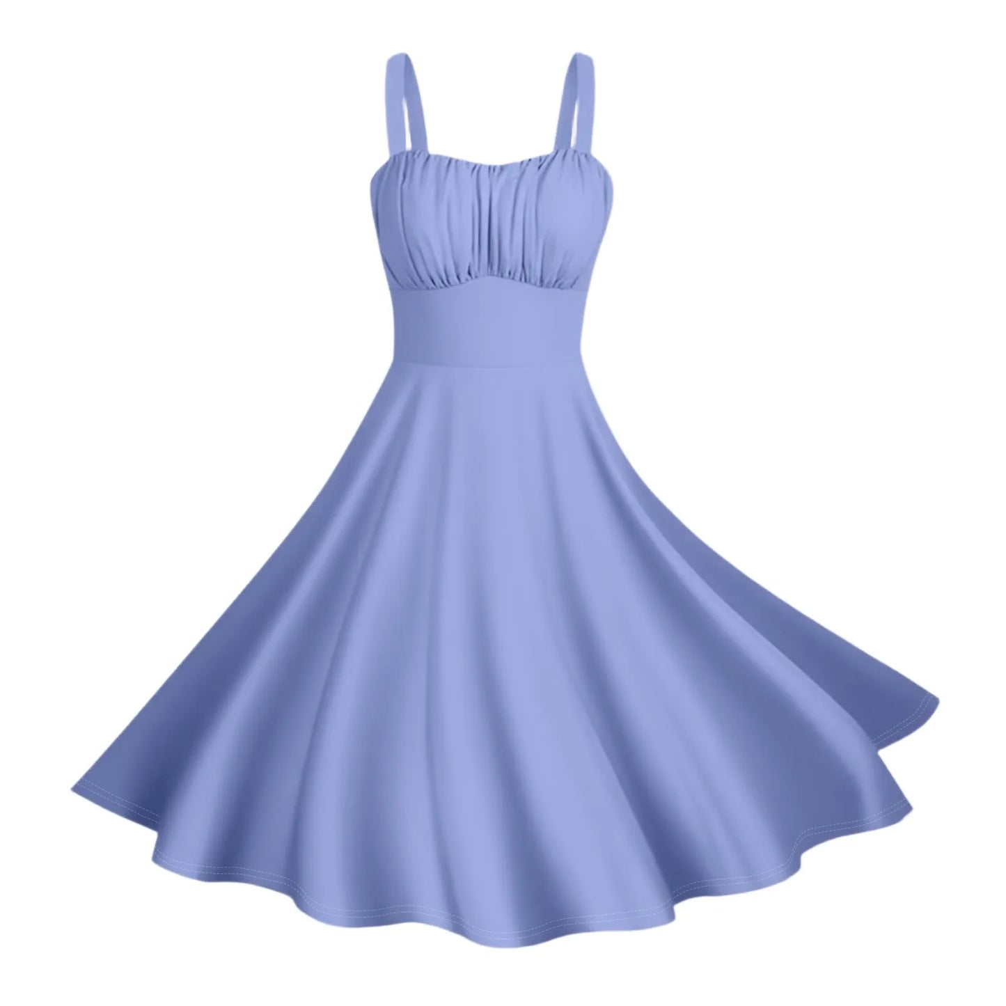 New Women'S Vintage Sleeveless Pleated Patchwork Cute A-Line Hem Solid Dresses Vestidos Mujer Veranoa 2025 Women Clothing