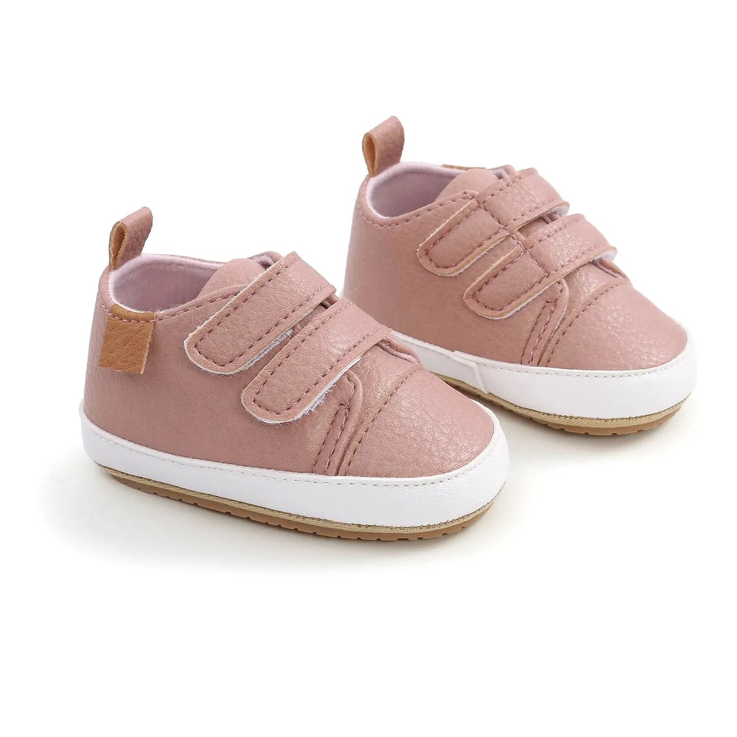 Baby Shoes Boy Girl PU Leather Causal Non-slip Soft Sole Infant Kids Walking Toddler 0-18 Months